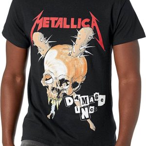 Metallica Pushead T-Shirt Damage Inc Tour Hardcore Punk