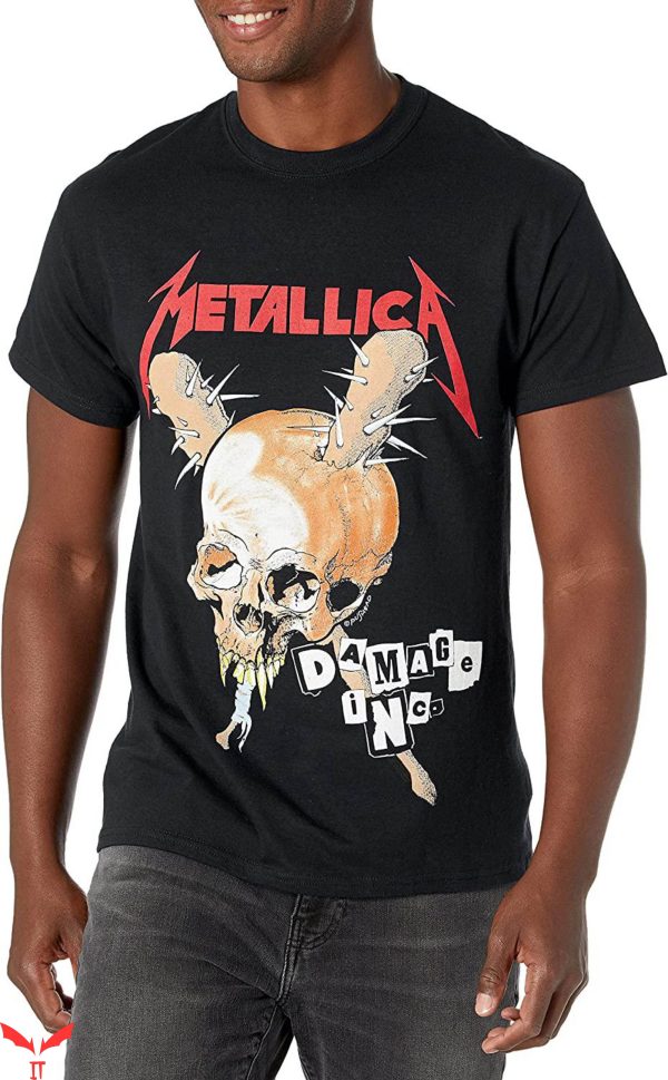 Metallica Pushead T-Shirt Damage Inc Tour Hardcore Punk