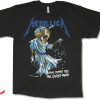 Metallica Pushead T-Shirt Doris Trendy Meme Funny Style Tee