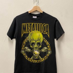 Metallica Pushead T-Shirt Vintage 2008 Hardcore Punk Shirt