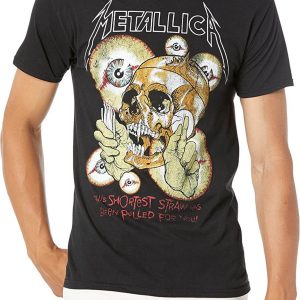Metallica Pushead T-Shirt Vintage Hardcore Punk Heavy Metal