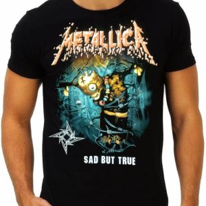Metallica Sad But True T-Shirt Tour Concert Rock Metal Tee