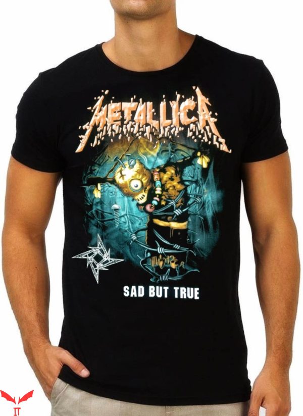 Metallica Sad But True T-Shirt Tour Concert Rock Metal Tee