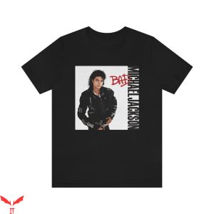 Michael Jackson BAD T-Shirt Pop Singer Dancer Songwriter Tee