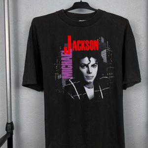 Michael Jackson BAD T Shirt Tour 1988 King Of Pop Singer 80s 3