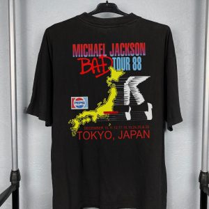 Michael Jackson BAD T Shirt Tour 1988 King Of Pop Singer 80s 4