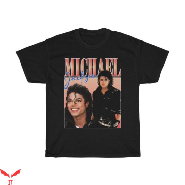 Michael Jackson BAD T-Shirt Vintage King Of Pop Singer Tee