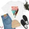 Michael Jackson White T-Shirt Classic King Pop Dancer Tee