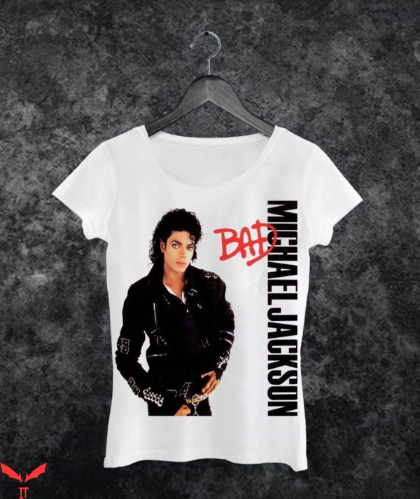 Michael Jackson White T-Shirt King Of Pop Cool Tee Shirt