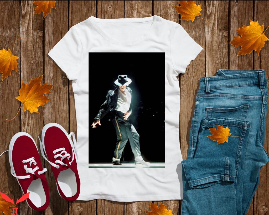 Michael Jackson White T-Shirt King Of Pop Signature Tour