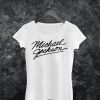 Michael Jackson White T-Shirt King Of Pop Singer Dancer Tee