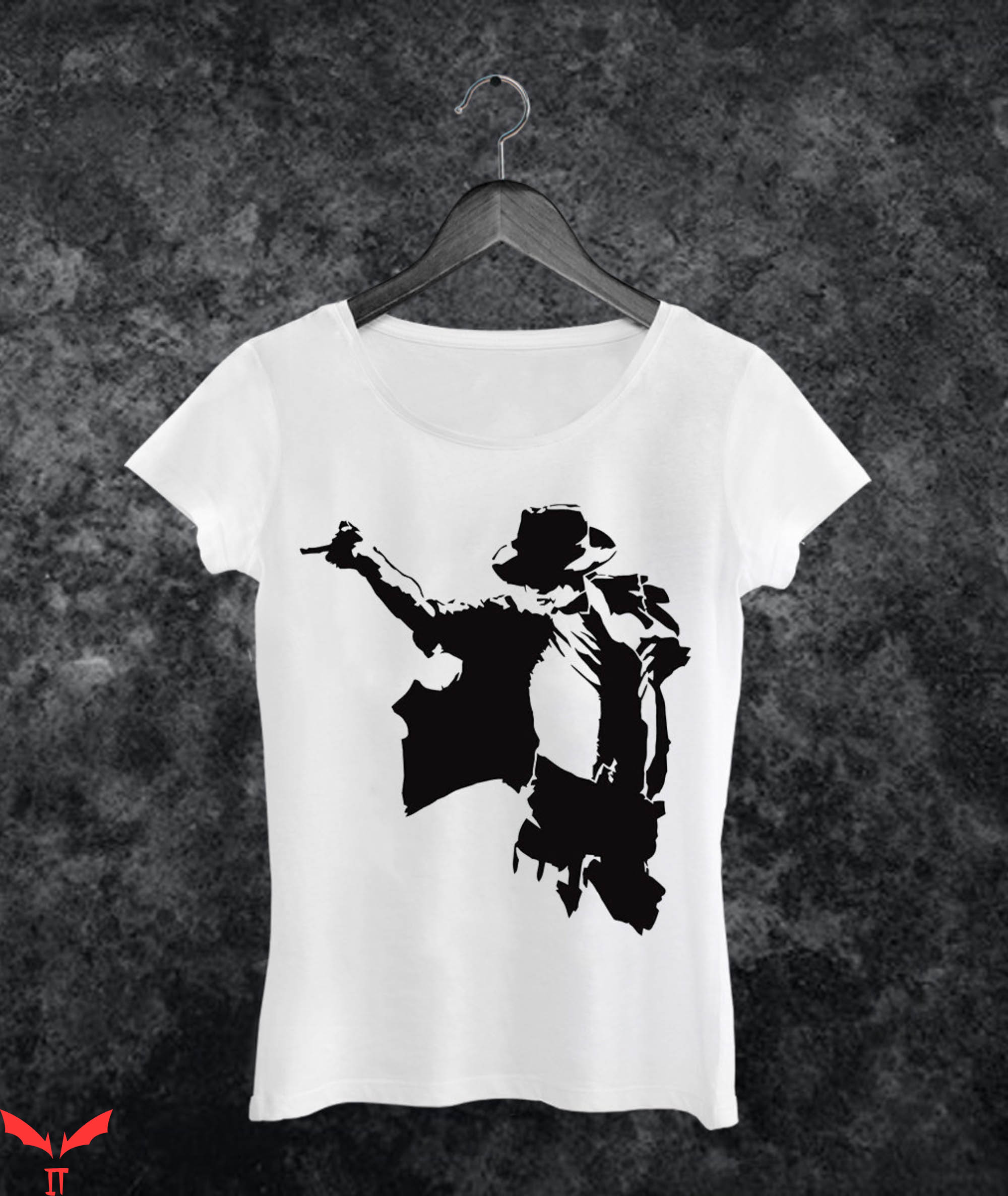 Michael Jackson White T-Shirt King Of Pop Singer Tee Shirt