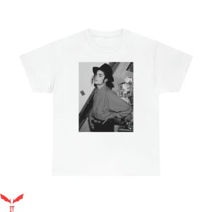 Michael Jackson White T-Shirt Pop Singer Retro Vintage
