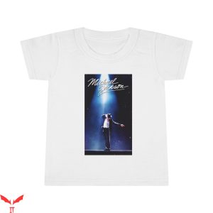Michael Jackson White T-Shirt Pop Singer Vintage MJ Sheard