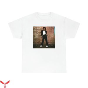 Michael Jackson White T-Shirt Retro Pop Singer Concert Shirt