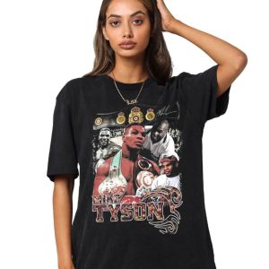 Mike Tyson Vintage T-Shirt Boxing Champions Cool Design