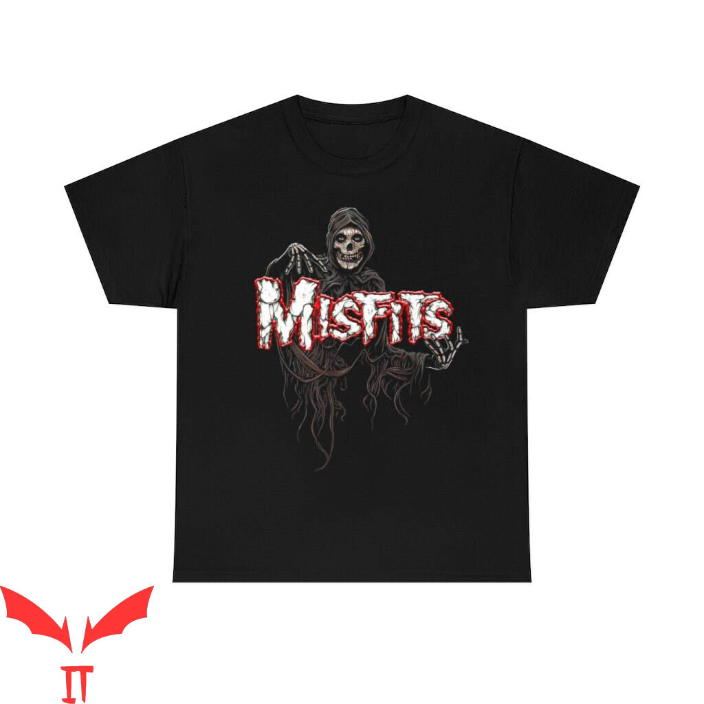 Misfits Vintage T-Shirt Classic Skull Grim Reaper Tee Shirt