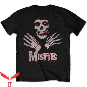 Misfits Vintage T-Shirt Hands Retro Rock Music Tee Shirt