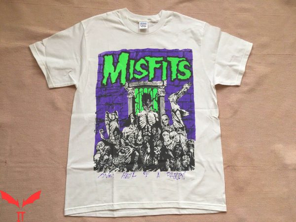 Misfits Vintage T-Shirt Hands Retro Rock Style Tee Shirt