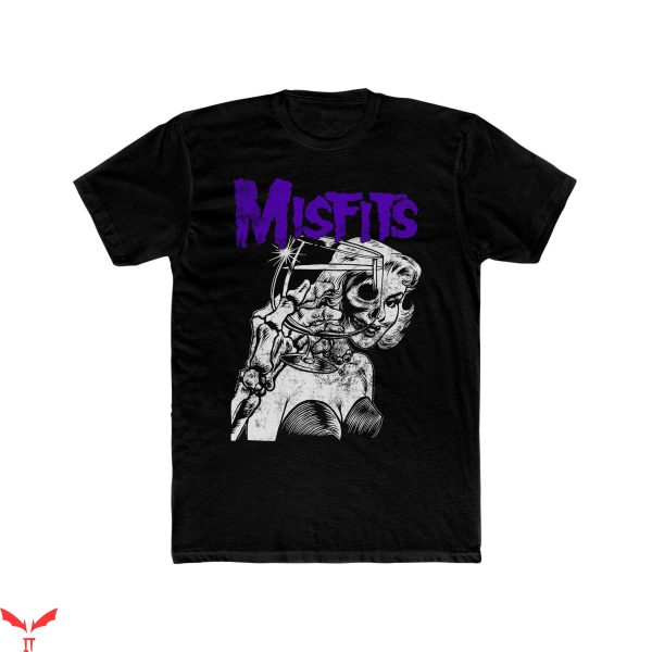 Misfits Vintage T-Shirt Retro Scary Style Rock Music Tee