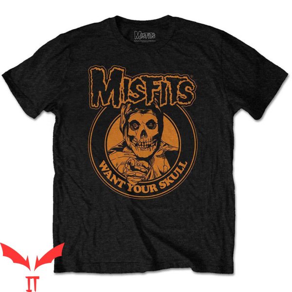 Misfits Vintage T-Shirt Retro Scary Style Want Your Skull
