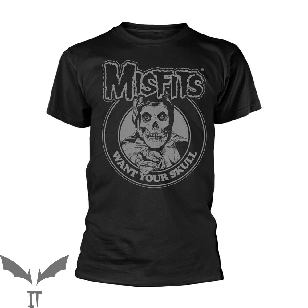 Misfits Vintage T-Shirt Retro Style Want Your Skull Tee