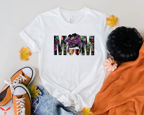 Mom Life T-Shirt Messy Bun Cool Graphic Trendy Style Tee
