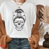 Mom Life T-Shirt Skull And Sunglasses Cool Graphic Trendy