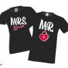 Mr Breast T-Shirt Mr Mrs Bride Fiance Wedding Graphic