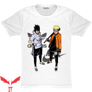 Naruto Nike T-Shirt Naruto And Sasuke Sport Tee Shirt