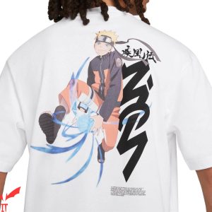 Naruto Nike T-Shirt Naruto Nike Jordan X Zion Back Graphic