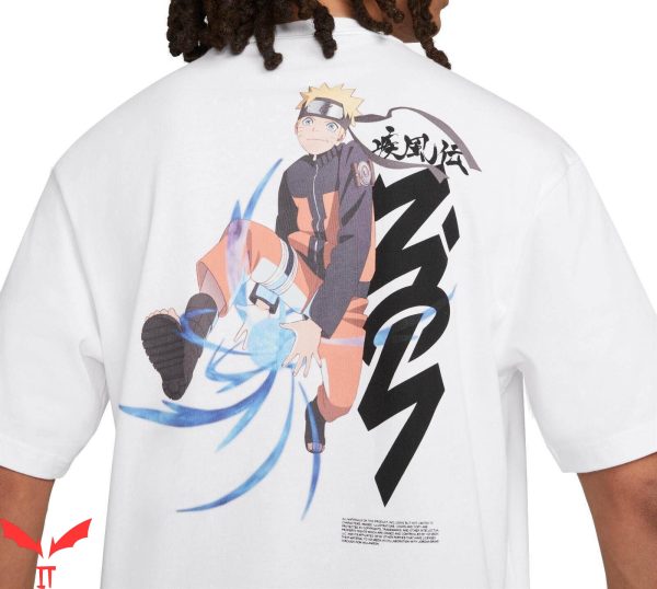 Naruto Nike T-Shirt Naruto Nike Jordan X Zion Back Graphic