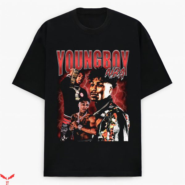 Never Broke Again T-Shirt NBA Youngboy Bootleg Retro 90s