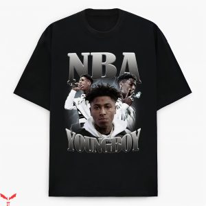 Never Broke Again T-Shirt NBA Youngboy Hip Hop Vintage