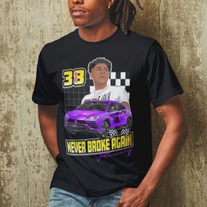 Never Broke Again T-Shirt NBA Youngboy Racing Hip Hop