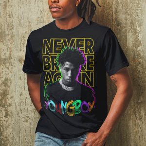 Never Broke Again T-Shirt NBA Youngboy Racing Rap Tee