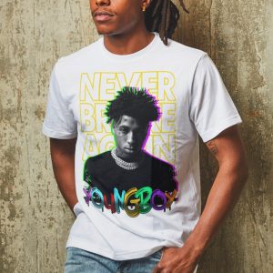 Never Broke Again T-Shirt NBA Youngboy Rap Song Shirt