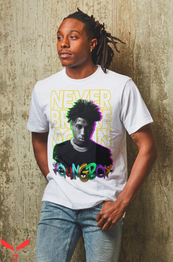 Never Broke Again T-Shirt NBA Youngboy Rap Song Shirt