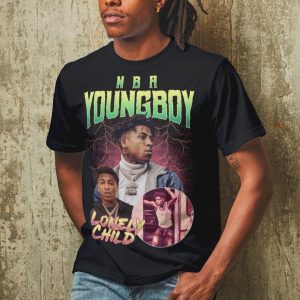 Never Broke Again T-Shirt NBA Youngboy Vintage Retro Shirt