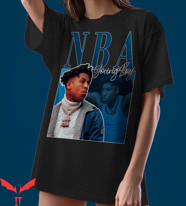 Never Broke Again T-Shirt Young Boy Vintage Rapper Tee
