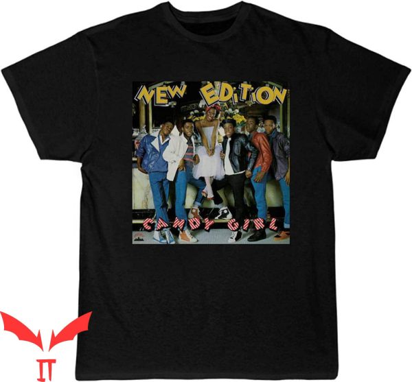 New Edition T-Shirt Band Album Candy Girl Trendy Meme