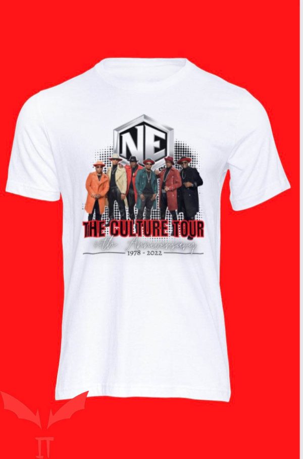 New Edition T-Shirt Music Band Funny Style Tee Shirt
