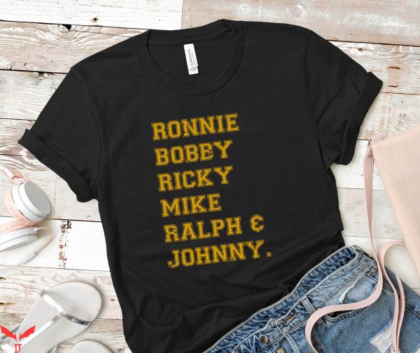 New Edition T-Shirt Ronnie Bobby Ricky Mike Ralph And Johnny