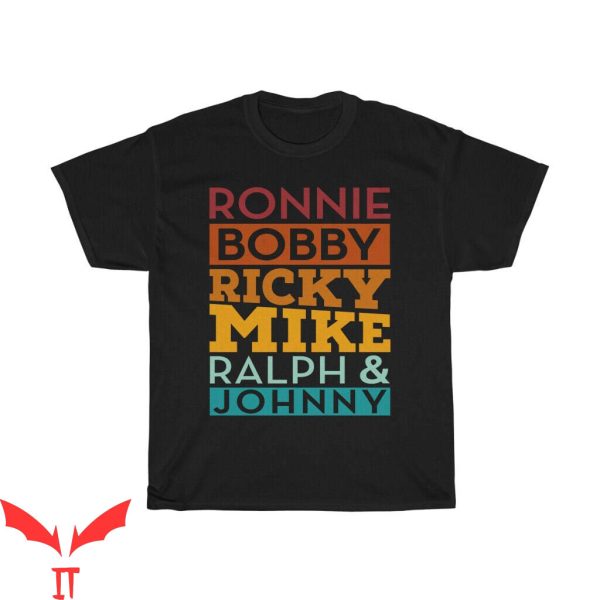 New Edition T-Shirt Ronnie Bobby Ricky Mike Ralph Johnny