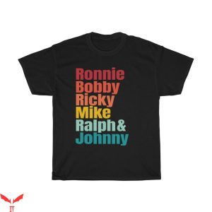 New Edition T-Shirt Ronnie Bobby Ricky Ralph Johnny