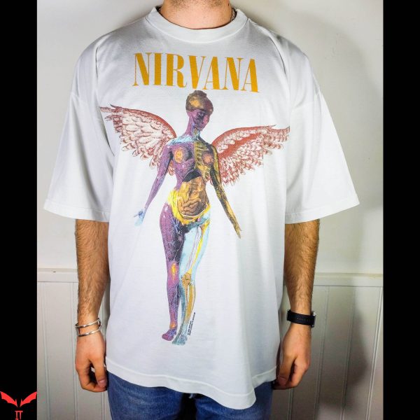 Nirvana In Utero T-Shirt 1994 Nirvana Trendy Tee Shirt