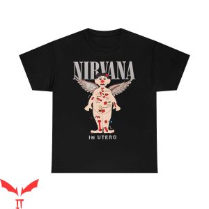 Nirvana In Utero T-Shirt 90s Grunge Comedy Parody Satire