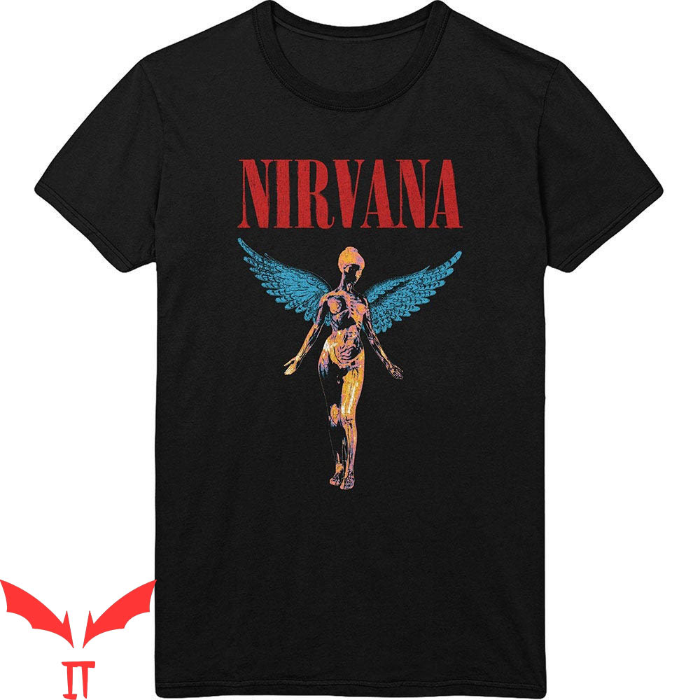 Nirvana In Utero T-Shirt Angelic Album Rock Retro Style Tee