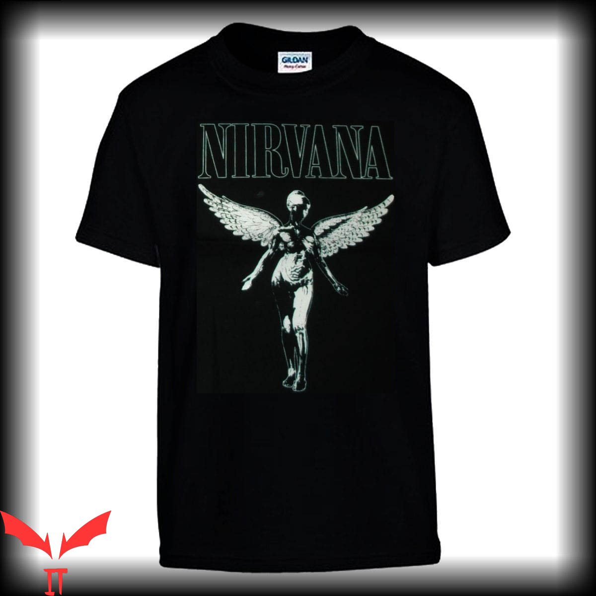 Nirvana In Utero T-Shirt Nirvana Utero Album Rock Tee Shirt