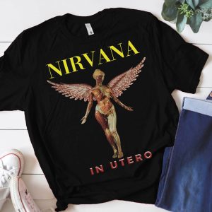 Nirvana In Utero T-Shirt Nirvana Vintage Rock Band Shirt